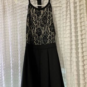 laced black dress